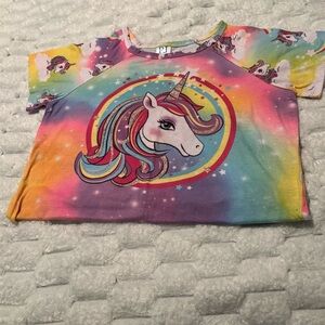 Place Unicorn Tie-Dye Shirt - Pink, Purple, Blue